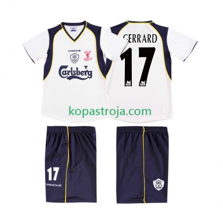 Billiga Fotbollströjor Liverpool GERRARD 17 LWP 2001 Retro Borta tröja 2002 Kortärmad